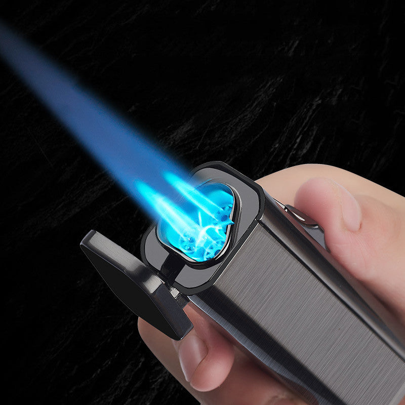 Simple Inflatable Windproof Straight Punch Lighter