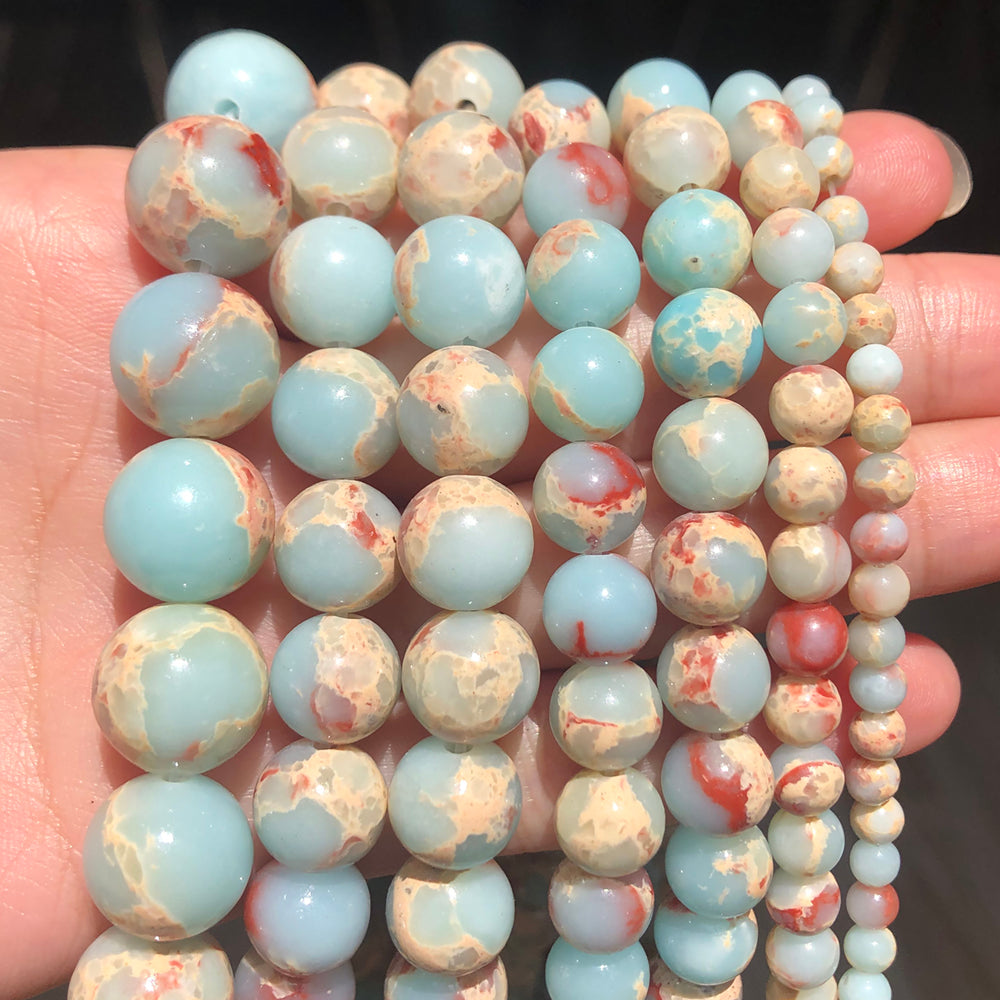 Snakeskin Loose Beads Shoushan Stone Color Balls