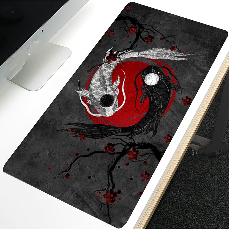 Black And White Desk Accessory Gaming Mouse Pad