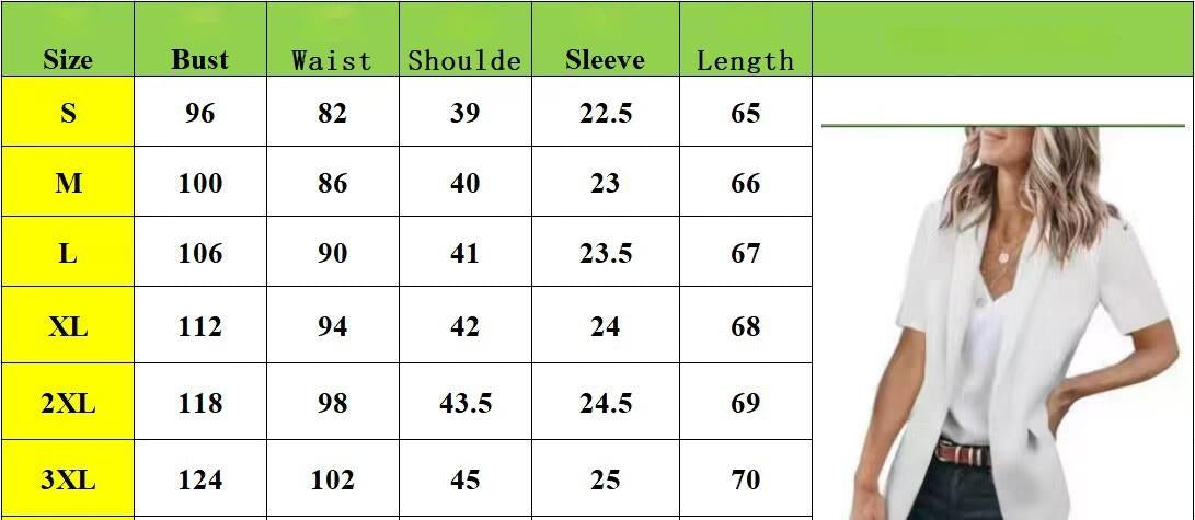 Women's Clothing Loose Small Suit Short Sleeve Jacket Women