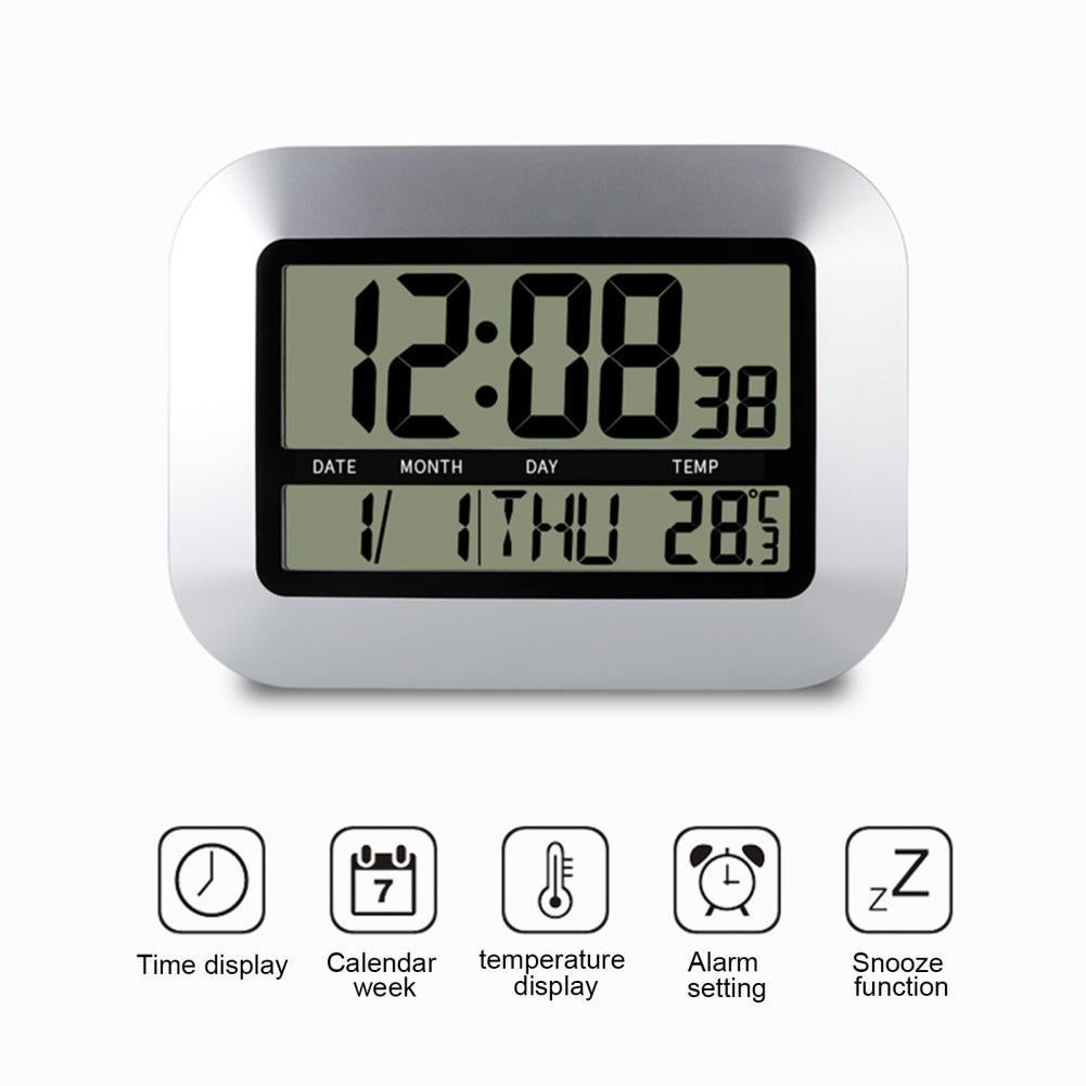 Perpetual Calendar Silent Large-screen Desk Clock Wall-mounted