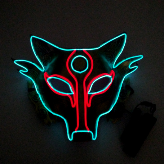 Glowing mask