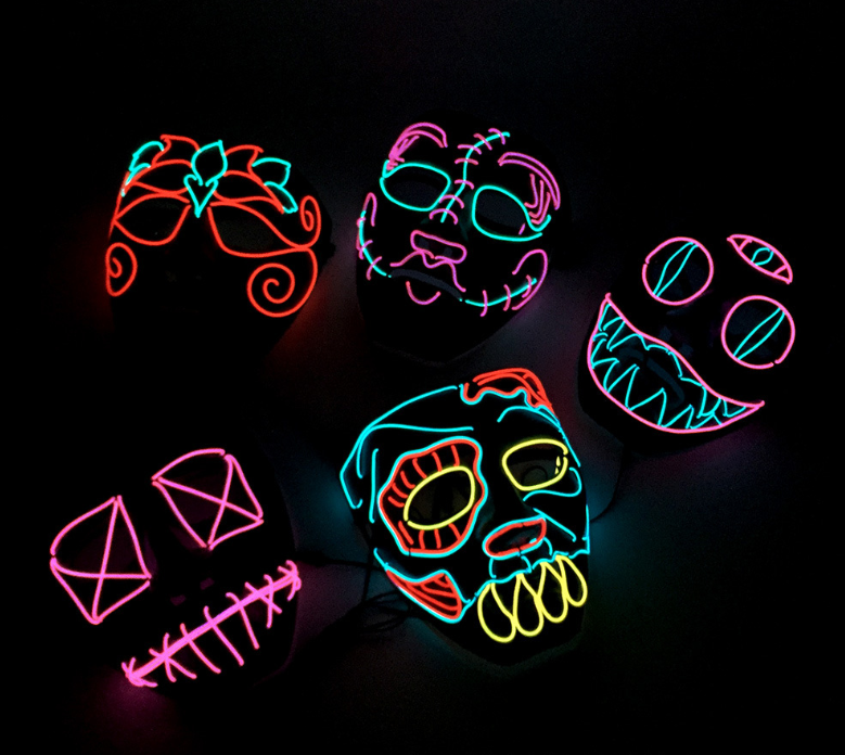 Glowing mask