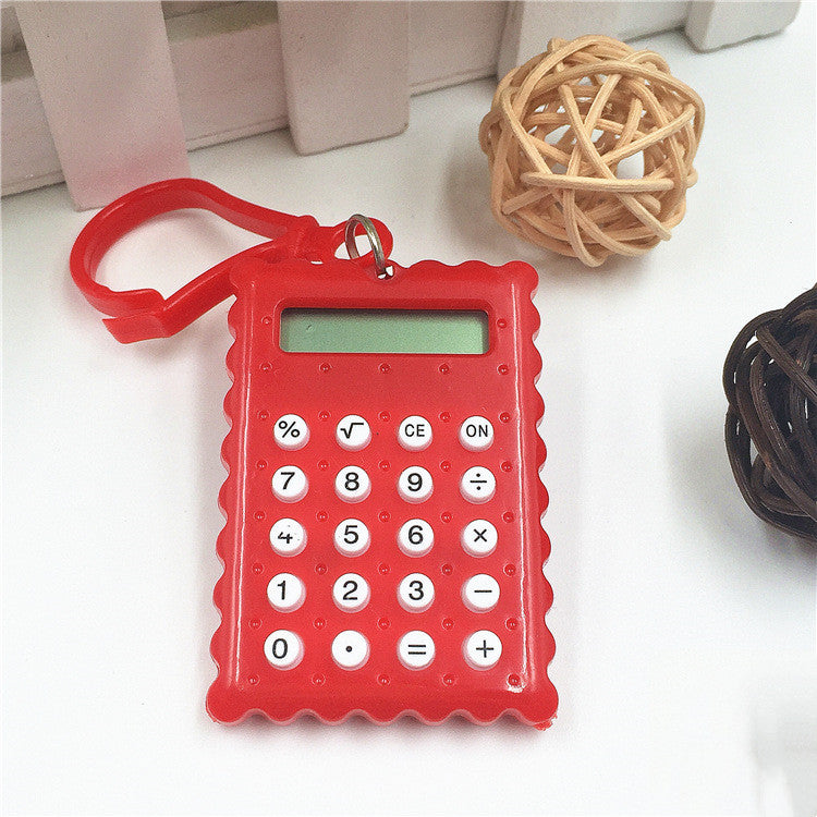 Biscuit Keychain Mini Calculator For Student Exam