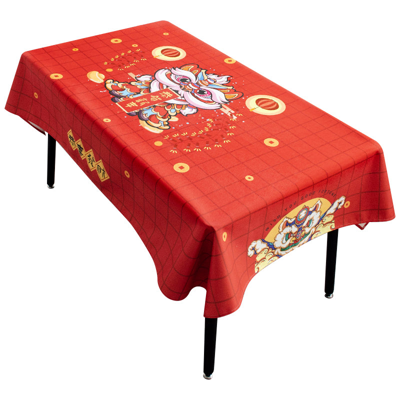 Chinese Style Red Table Cloth