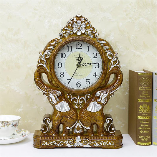 Antique Electronic Desk Clock, Home Clock Display, Stylish Home Desktop Floor Watch, Japanese Style Retro