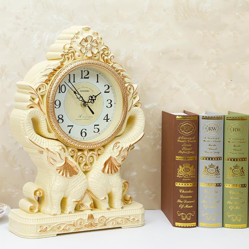 Antique Electronic Desk Clock, Home Clock Display, Stylish Home Desktop Floor Watch, Japanese Style Retro