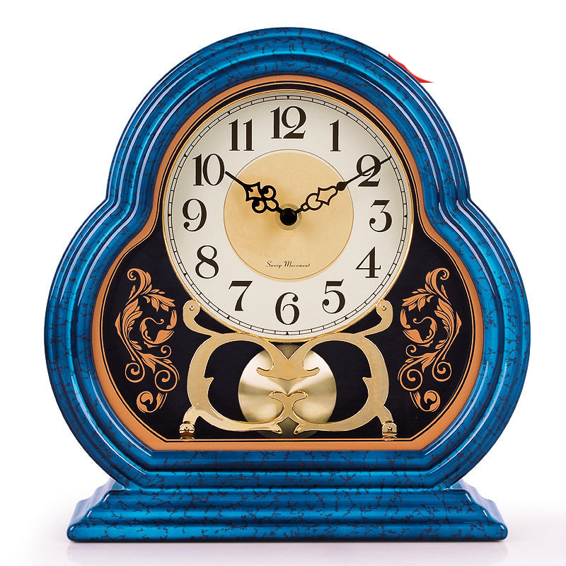 European Style Creative Clock Living Room Desk Clock Fashion Mute Bedroom Desk Clock Ornaments Home Clocks