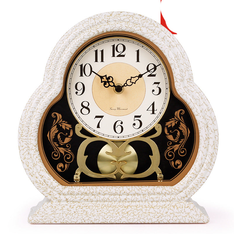 European Style Creative Clock Living Room Desk Clock Fashion Mute Bedroom Desk Clock Ornaments Home Clocks
