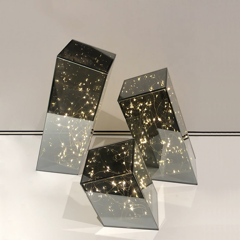 Simple and creative glass cover ornaments