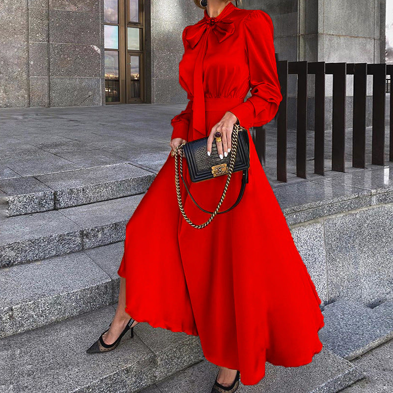 Women's Long-sleeved Elegant Dress