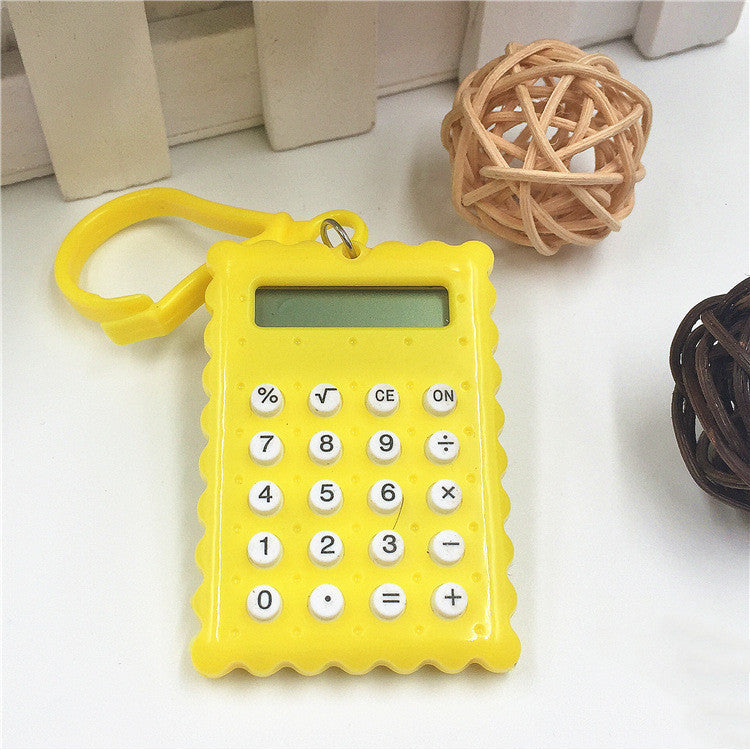 Biscuit Keychain Mini Calculator For Student Exam