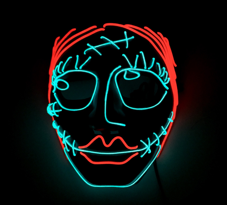 Glowing mask