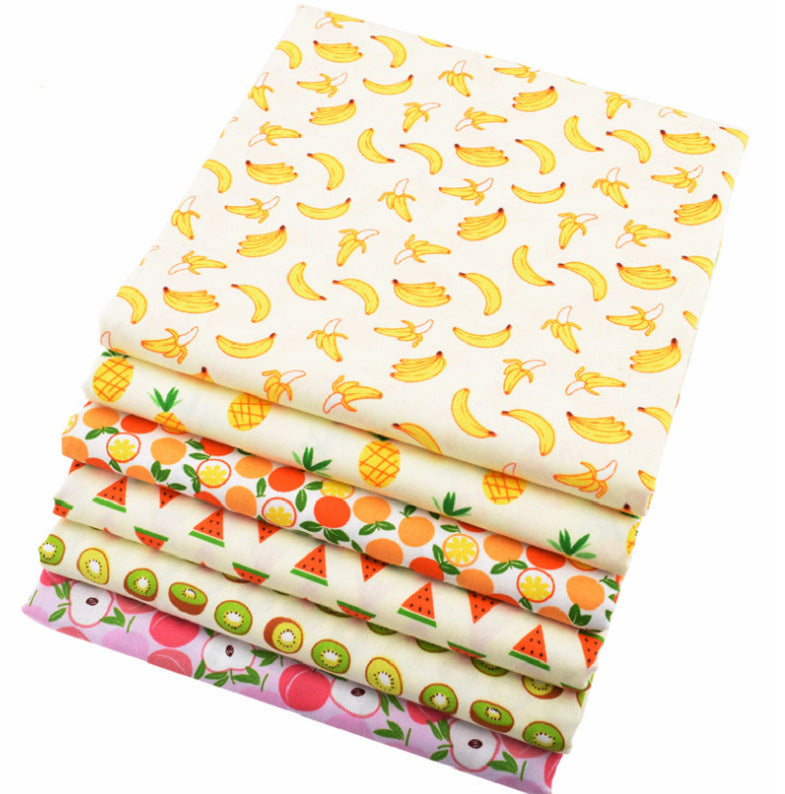 Cartoon Fruit Series Twill Printed Fabric
