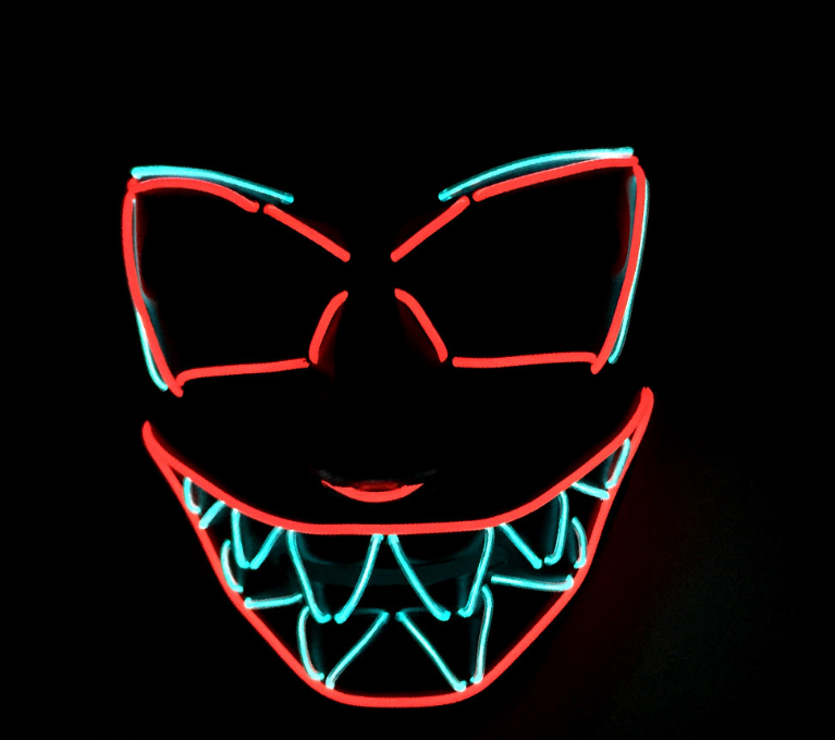 Glowing mask