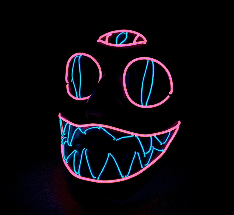 Glowing mask