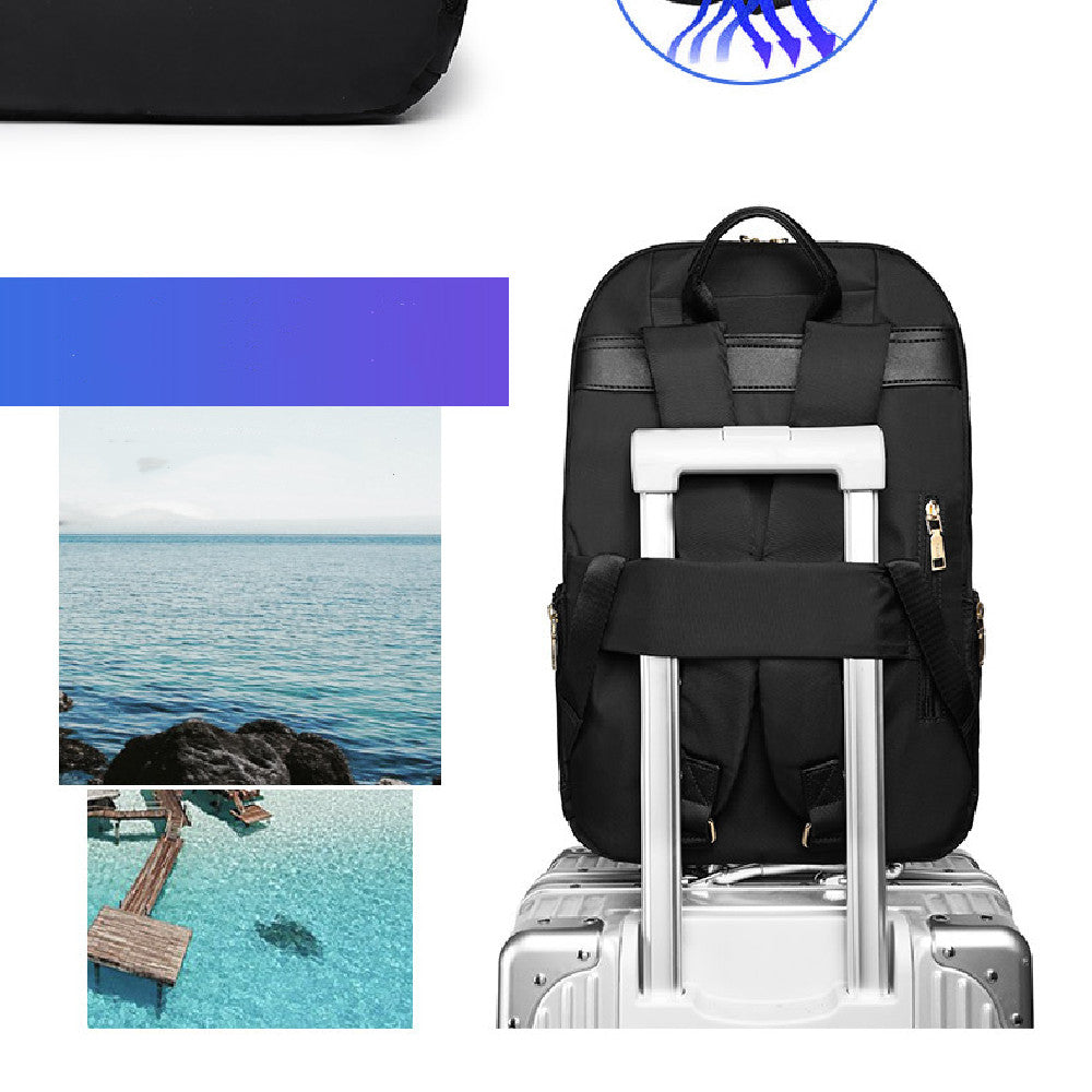 Women's Fashionable Oxford Cloth Backpack