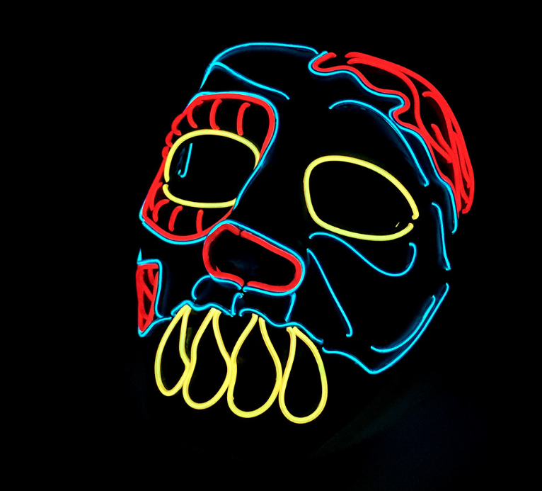 Glowing mask