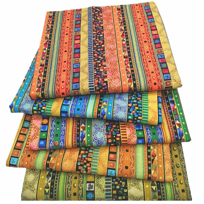 New Multi-color Ethnic Style Printed Fabric