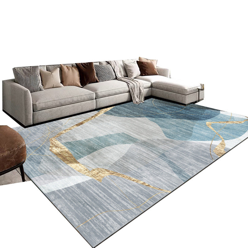 Thickened Cashmere-like Pattern Abstract Sofa Rug