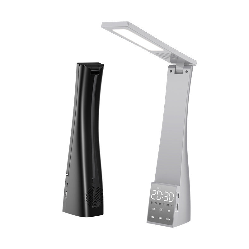 Mirror Clock Alarm Clock Audio Student Desktop Multifunctional Desk Lamp