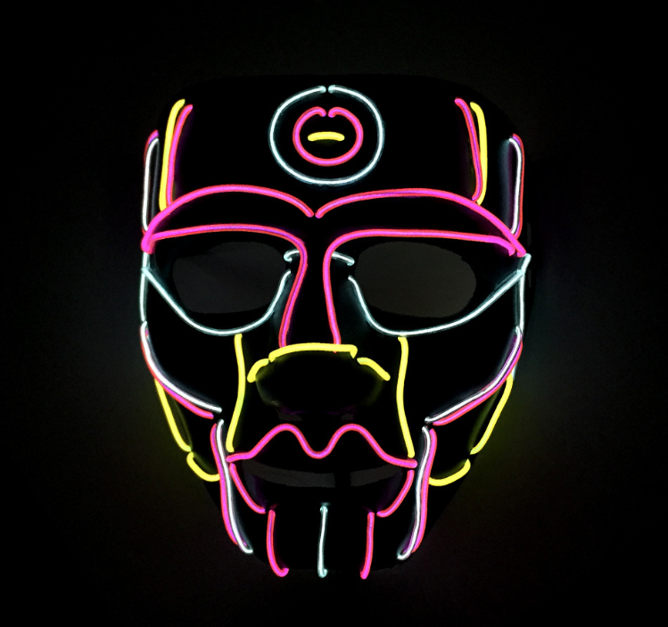 Glowing mask