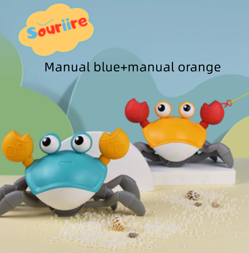 Electric Sensing Crab Crawling Toy