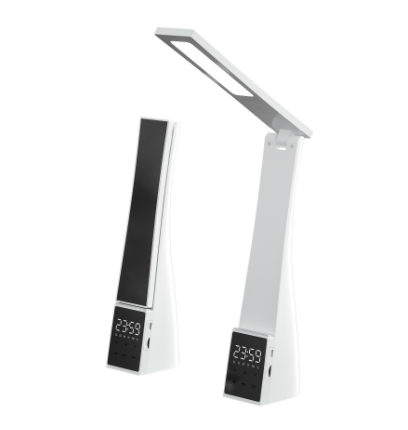 Mirror Clock Alarm Clock Audio Student Desktop Multifunctional Desk Lamp