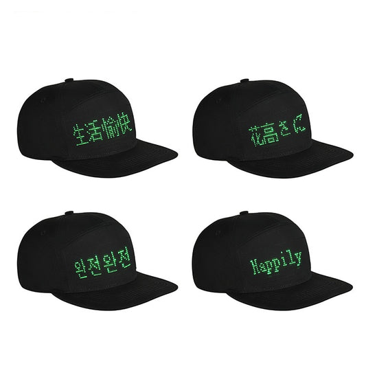 Multilingual Mobile Phone Editorial Content Display Baseball Hat