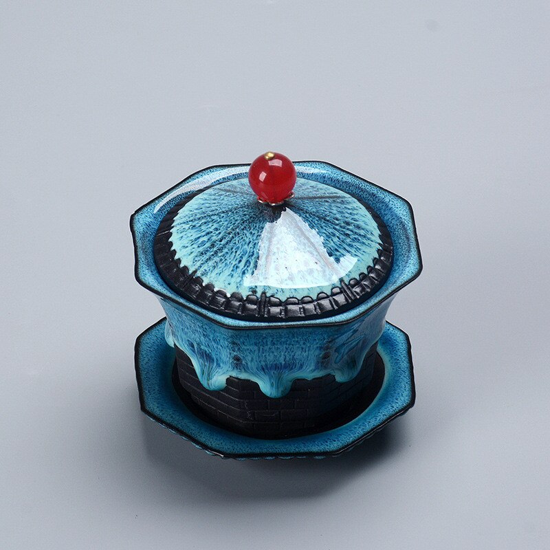 Creative Ceramic Tea Set Porcelain Teapot Teacups Trays Teaware Portable Travel Drinkware