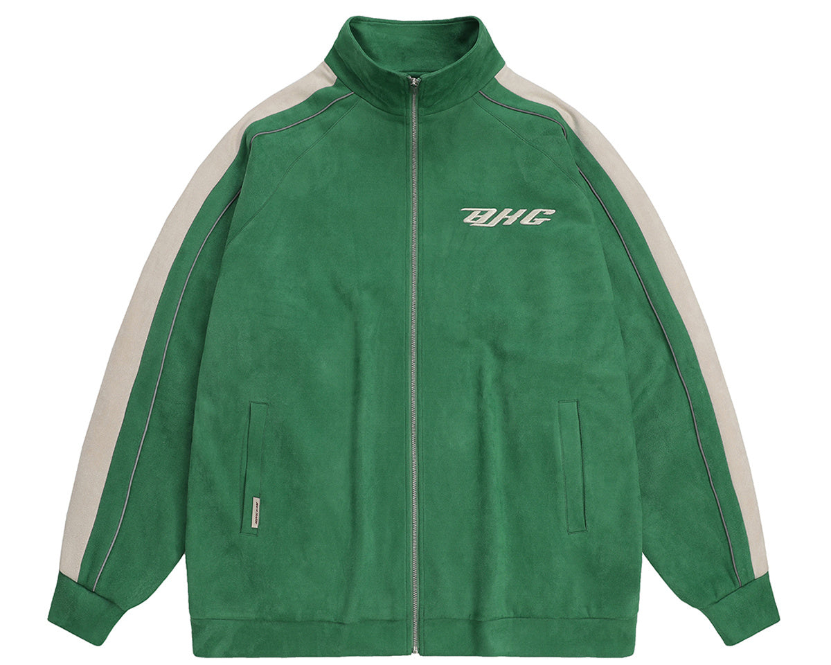 Men's Suede Vintage Baseball Jacket