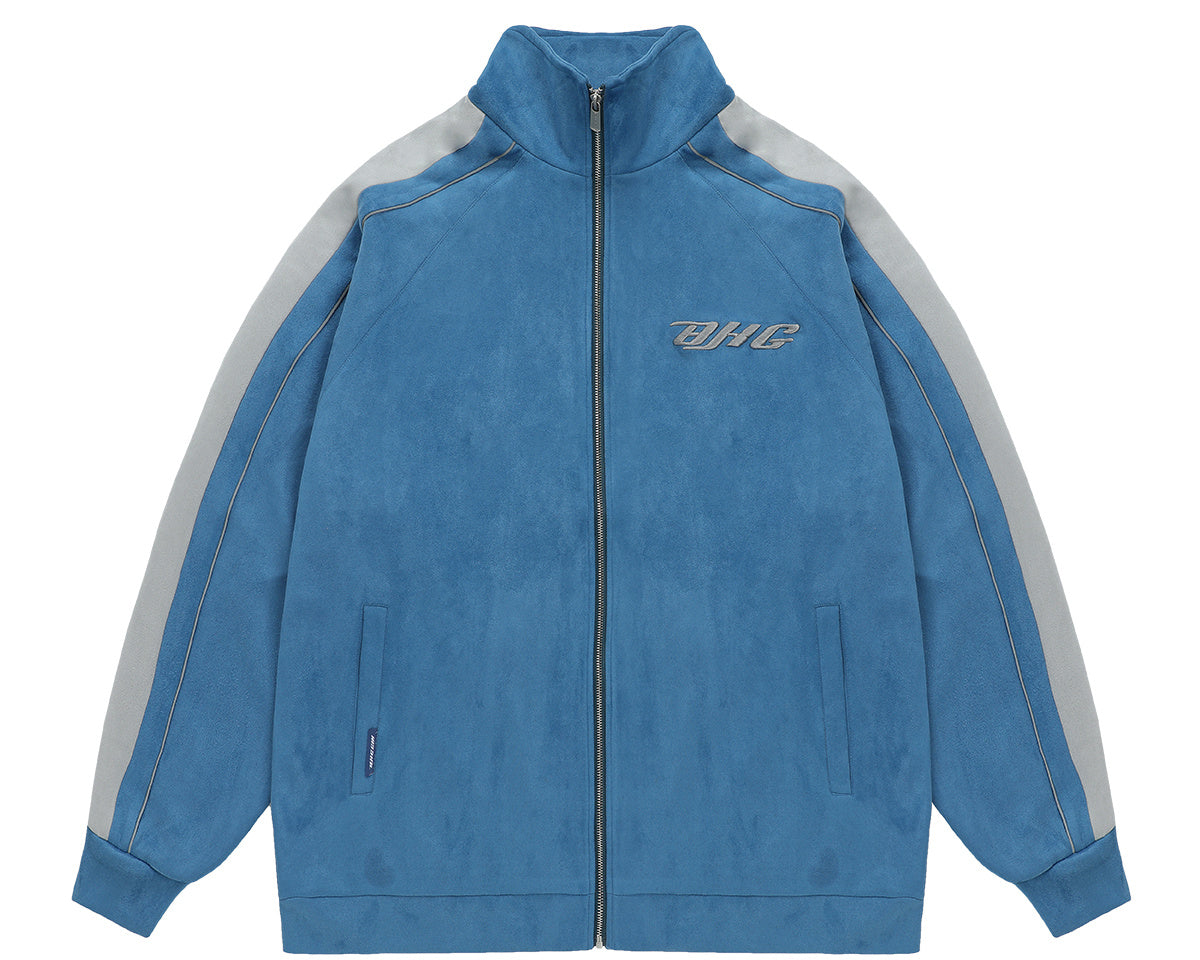 Men's Suede Vintage Baseball Jacket