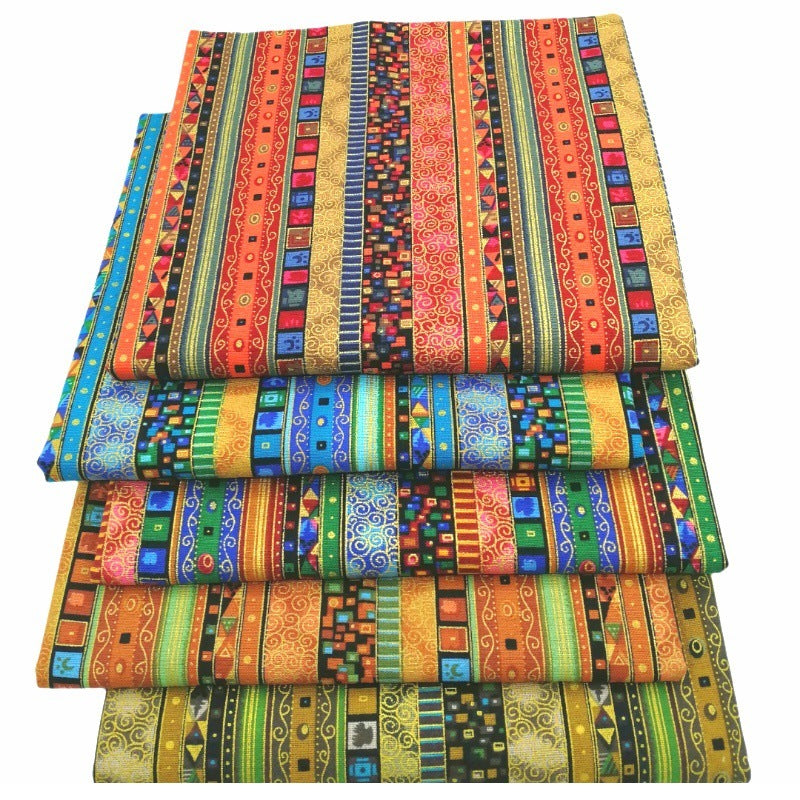 New Multi-color Ethnic Style Printed Fabric