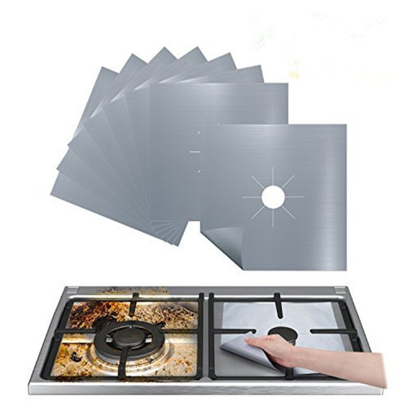 Kitchen Accessories Gas Stove Protectors Reusable Kitchen Gadgets Gas Stove Burner Cover Mat Gas Stove Injuries Protection Tools