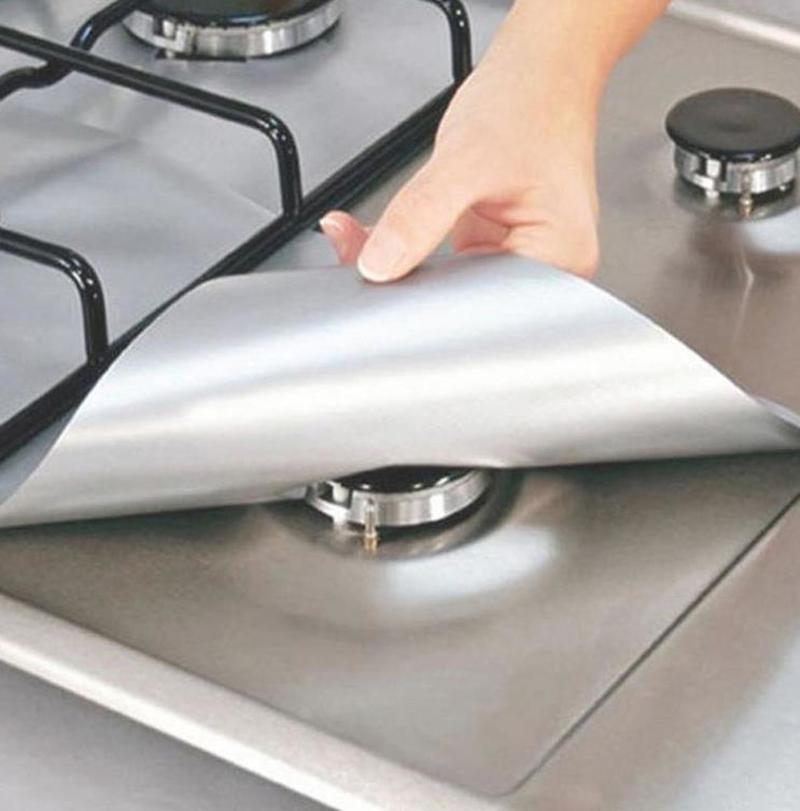 Kitchen Accessories Gas Stove Protectors Reusable Kitchen Gadgets Gas Stove Burner Cover Mat Gas Stove Injuries Protection Tools
