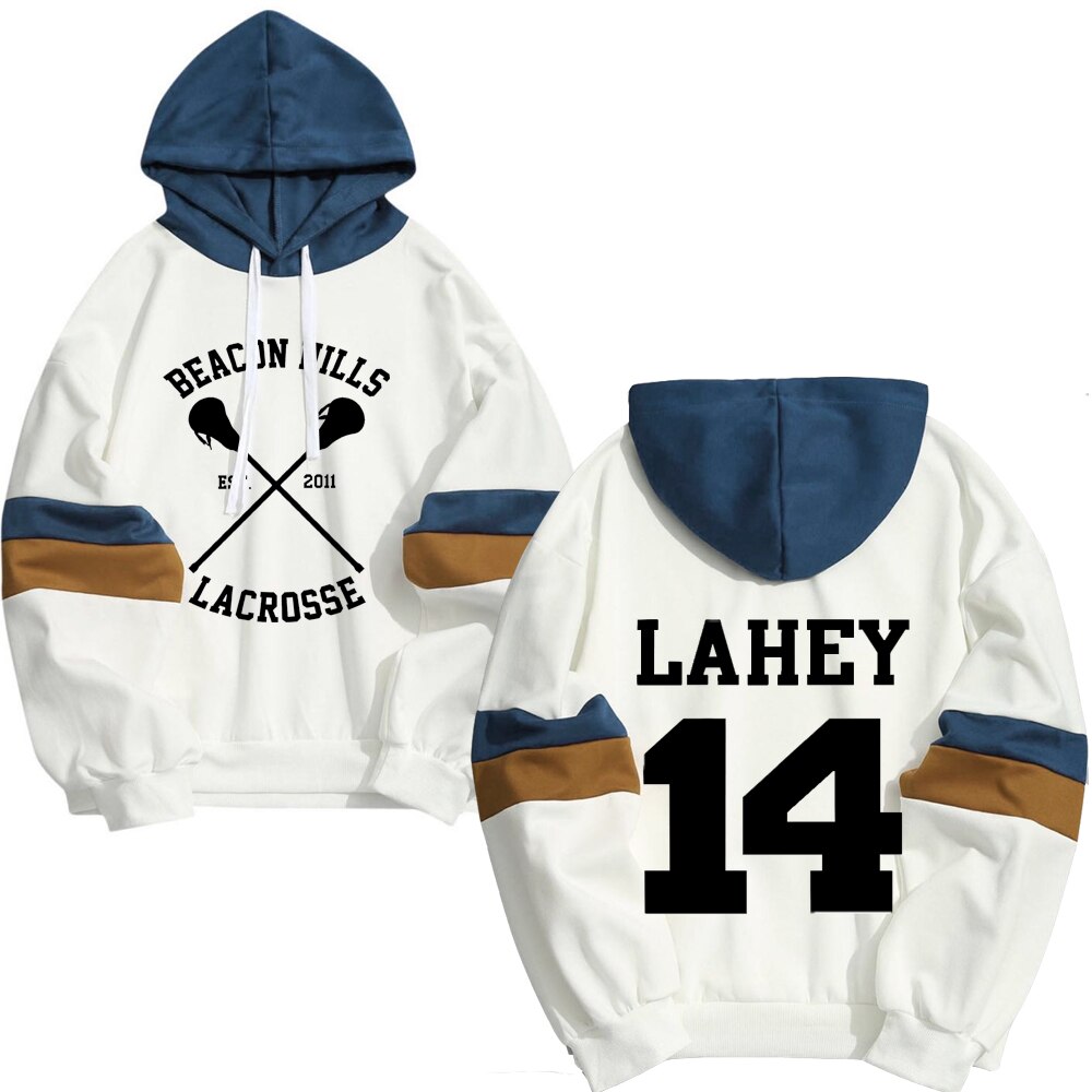 Stilinski 24 Lahey Mccall Pullover Sweatshirt Male Print Hooded Mens Hoodies Hip Hop Hoddies Streetwear Hoodie Men High Quality