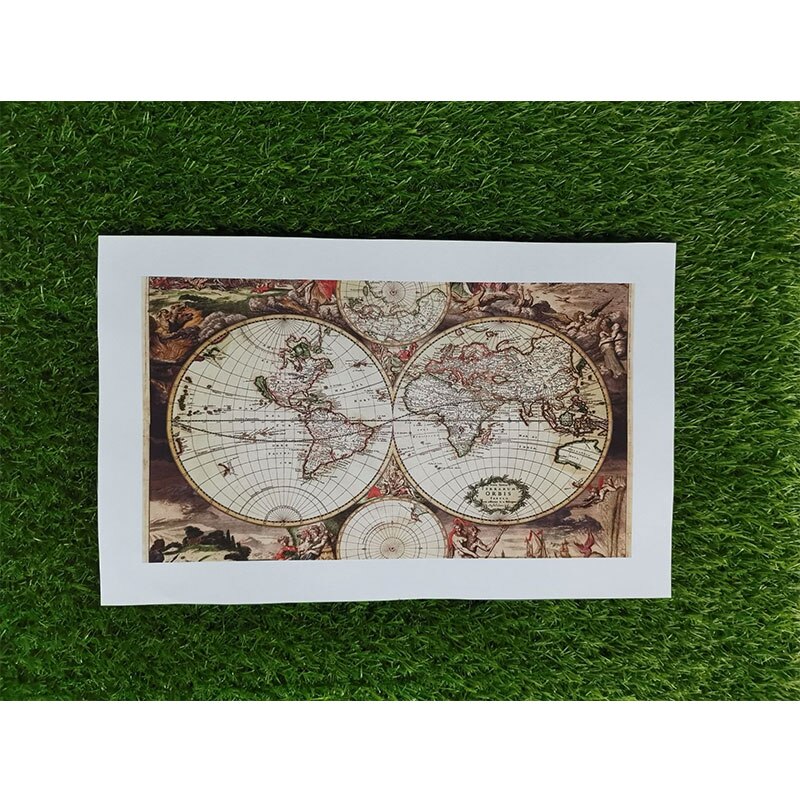 A Map Of The World Retro Old Pictures Canvas Paintings For Living Room Prints Home Art Wall Decoration Posters