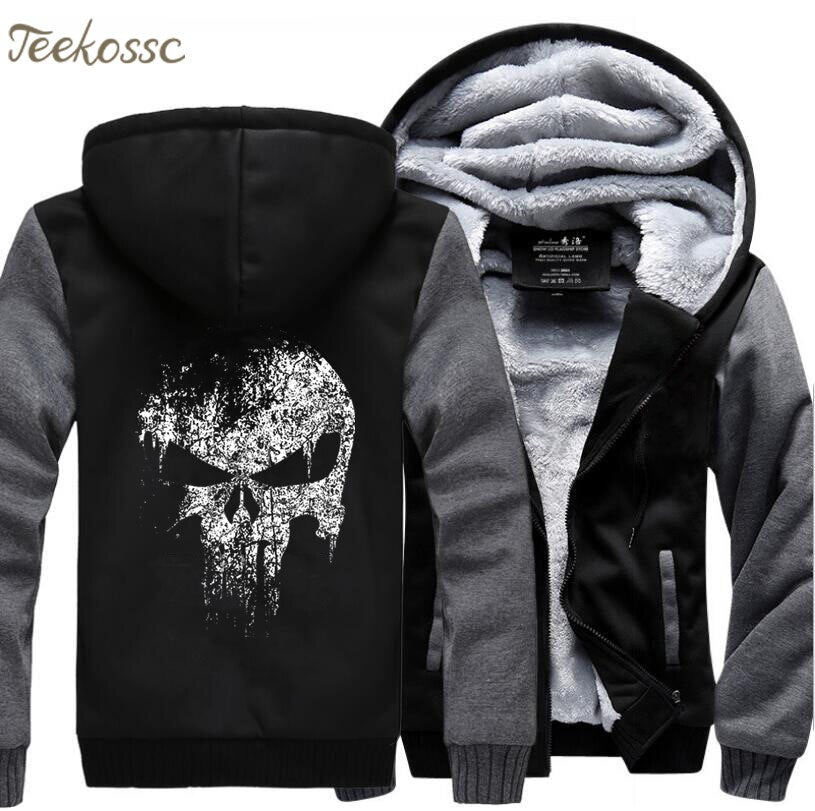 Hero   Sweatshirts Men 2021 New Winter Fleece Print Thick Hoodies Jacket Hoddie Streetwear Hip Hop Male