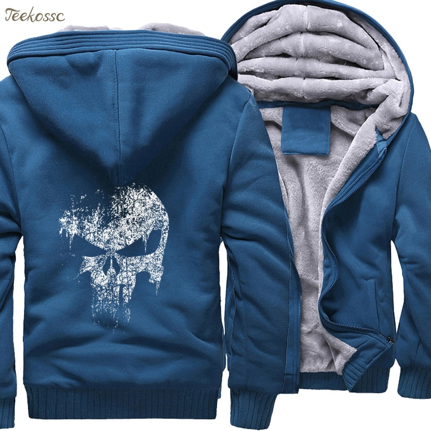 Hero   Sweatshirts Men 2021 New Winter Fleece Print Thick Hoodies Jacket Hoddie Streetwear Hip Hop Male