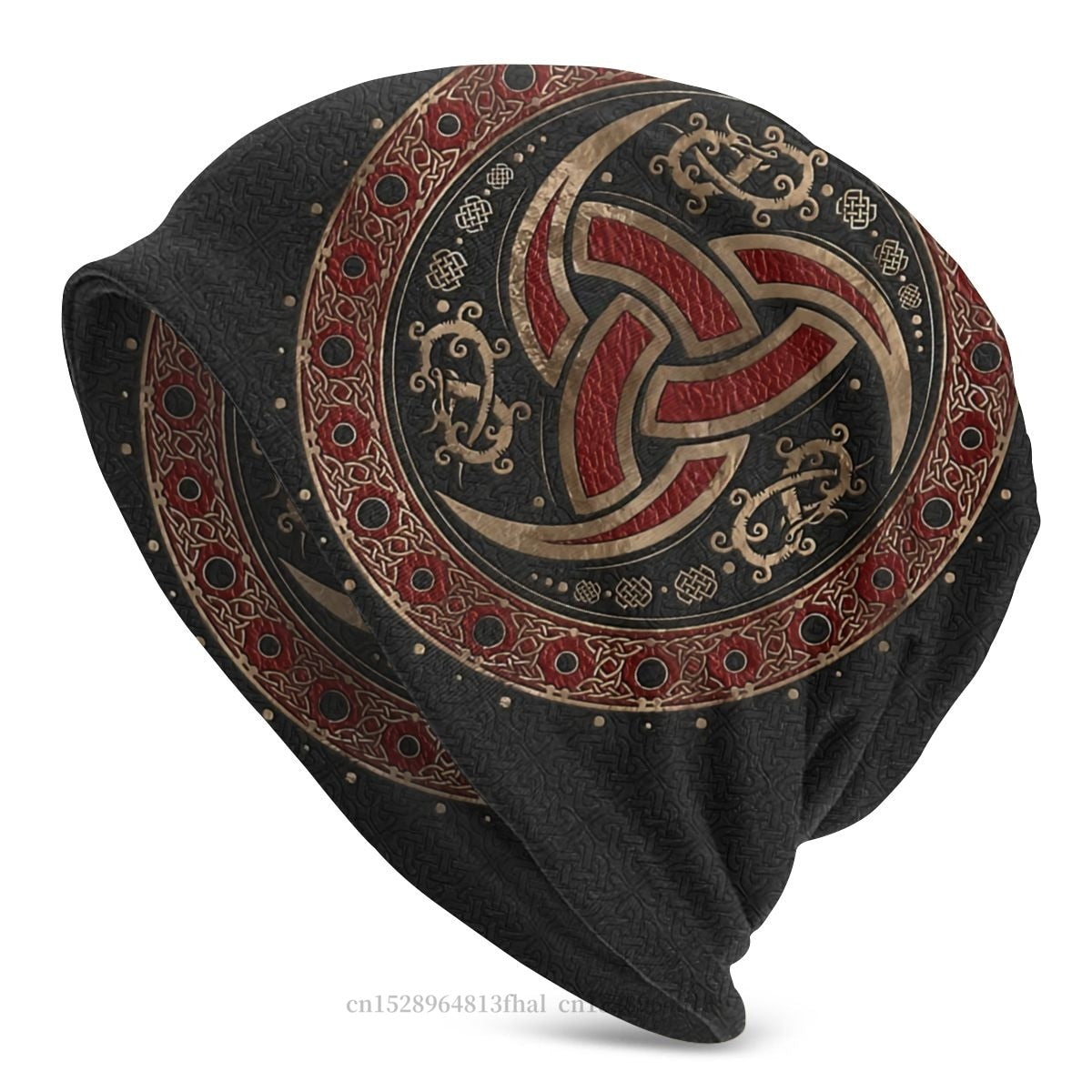 Knit Hat Viking Outdoor Beanie Caps For Men Women Tree With Triquetra Skullies Beanies Ski Caps Cotton Bonnet Hats
