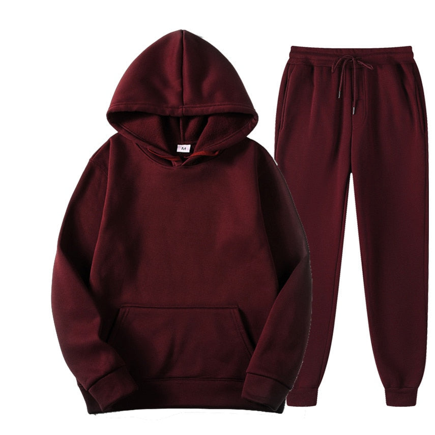 FGKKS Fashion Brand Men Sets Tracksuit Autumn New Men's Hoodies + Sweatpants Two Piece Suit Hooded Casual Sets Male Clothes