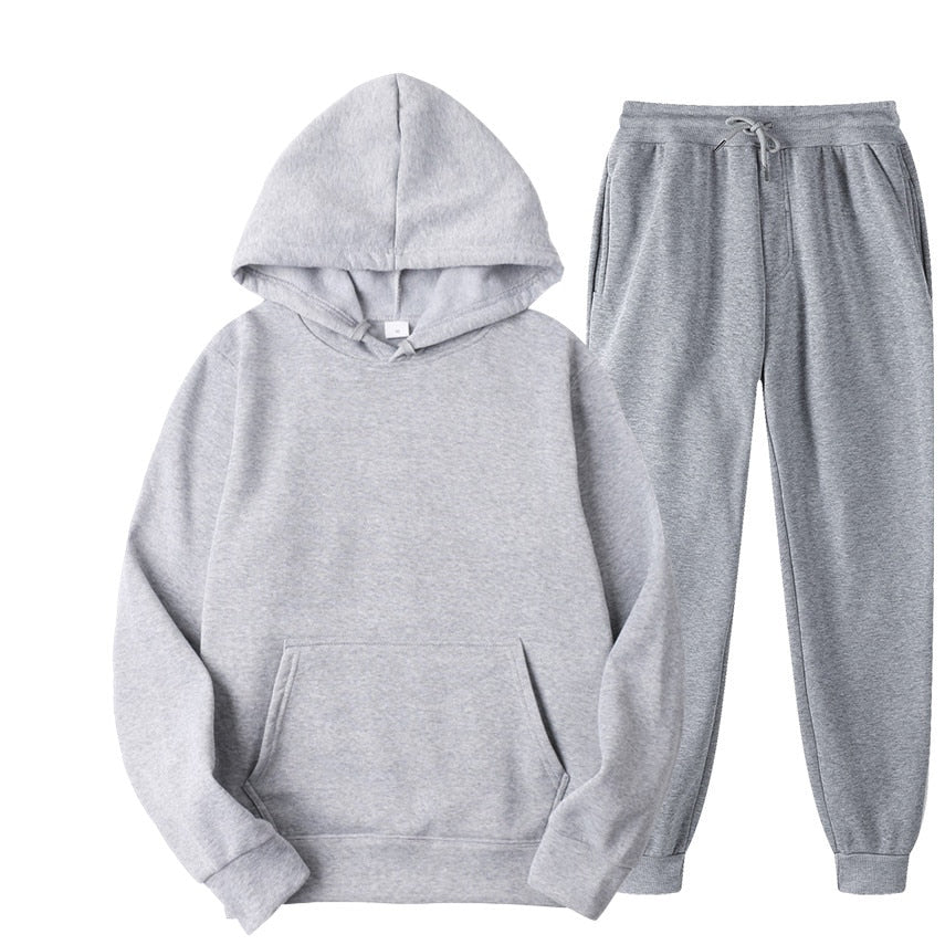 FGKKS Fashion Brand Men Sets Tracksuit Autumn New Men's Hoodies + Sweatpants Two Piece Suit Hooded Casual Sets Male Clothes