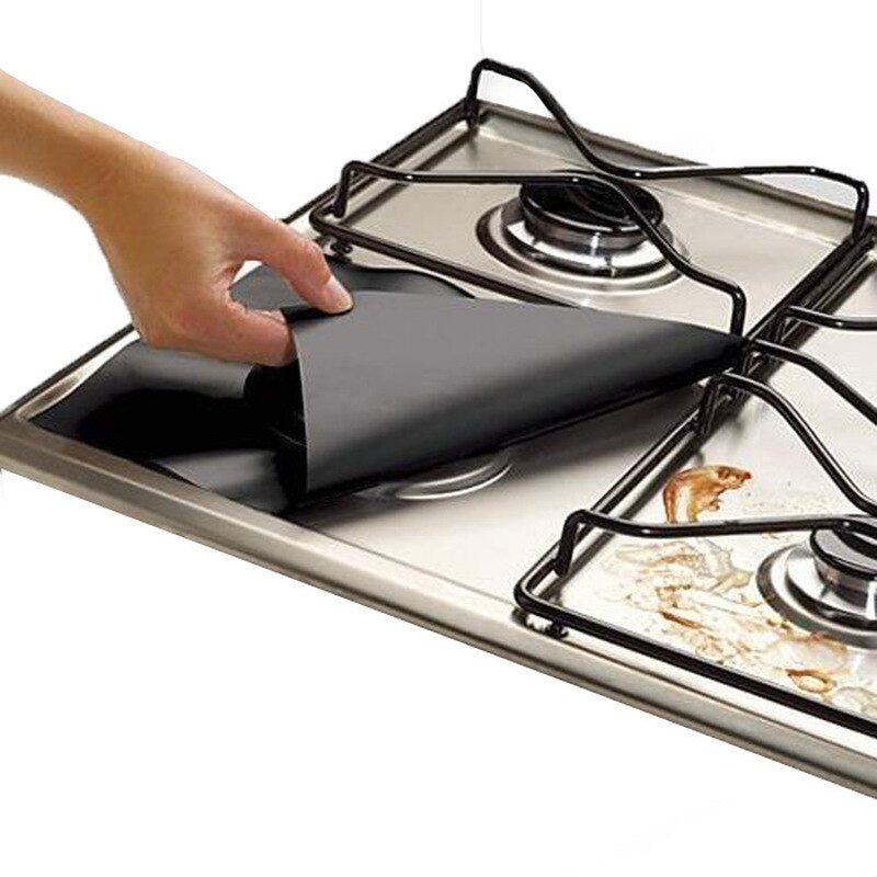 Kitchen Accessories Gas Stove Protectors Reusable Kitchen Gadgets Gas Stove Burner Cover Mat Gas Stove Injuries Protection Tools