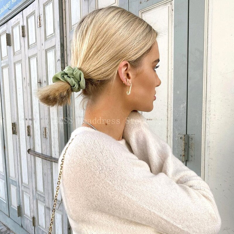 50/20/16/12/10/6/3/1 PC Fashion Velvet/Silk Scrunchie Elastic Hair Rubber Bands Hair Ropes Ties for Women Hair Accessories Girls