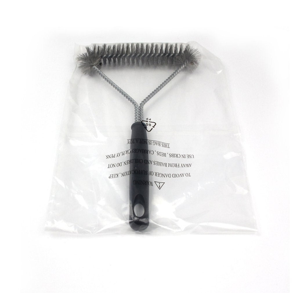 Triangle Wire Barbecue Cleaning Brush BBQ Grill Barbecue Kit Cleaning Brush Stainless Steel Cooking Tools BBQ Accessories