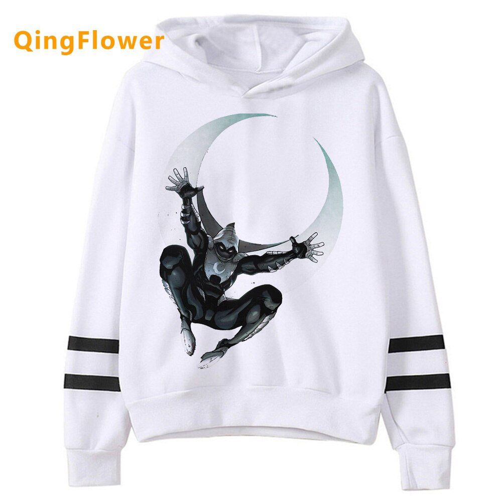 Moon Knight Moonknight hoodies female printed printed streetwear hip hop female hoddies Korea hip hop