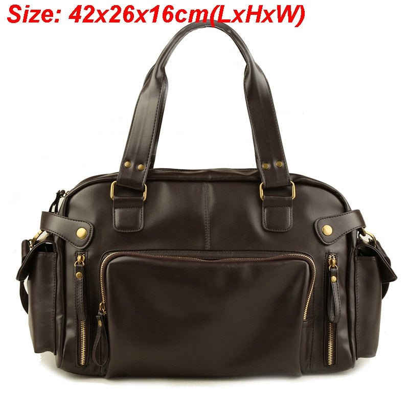 Male Bag England Retro Handbag Shoulder Bag Leather Men Big Messenger Bags Brand High Quality Men's Travel Crossbody Bag XA158ZC