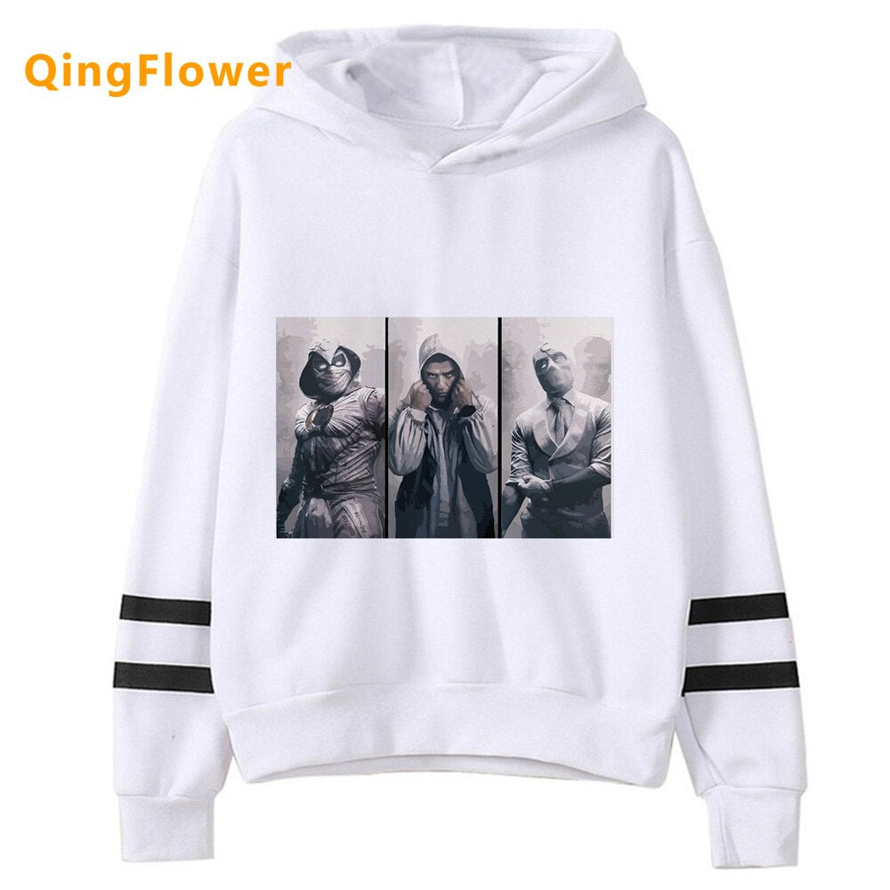 Moon Knight Moonknight hoodies female printed printed streetwear hip hop female hoddies Korea hip hop