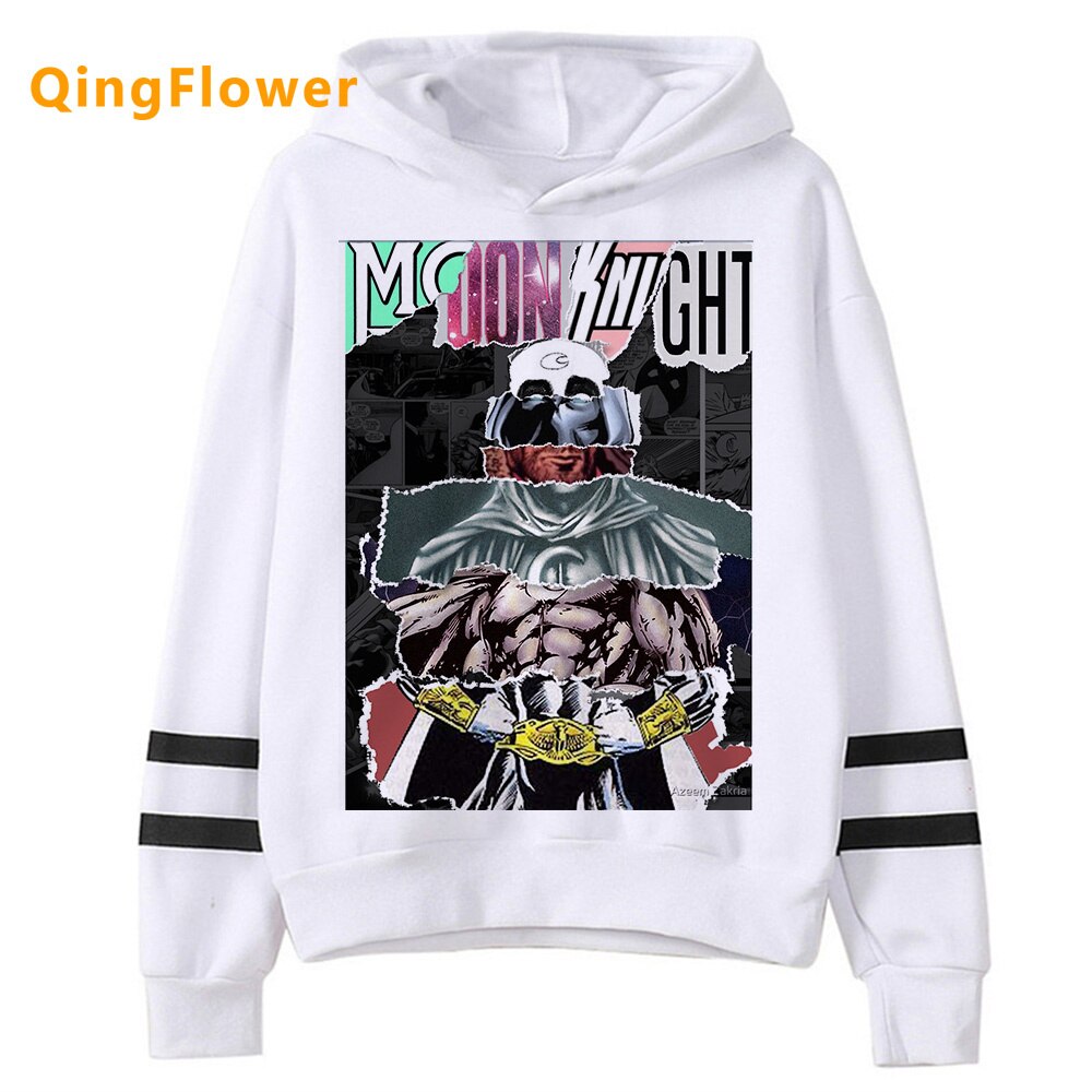 Moon Knight Moonknight hoodies female printed printed streetwear hip hop female hoddies Korea hip hop