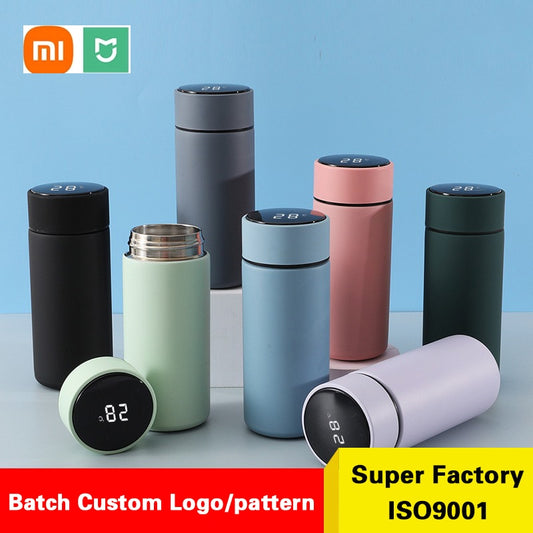 Smart Thermal Bottle Led Digital Temperature Display Intelligent Insulation Cup Christmas Gifts Stainless Steel Thermos Bottle
